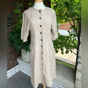 NWT Six Crisp Days Linen Valery Dress -Sz S